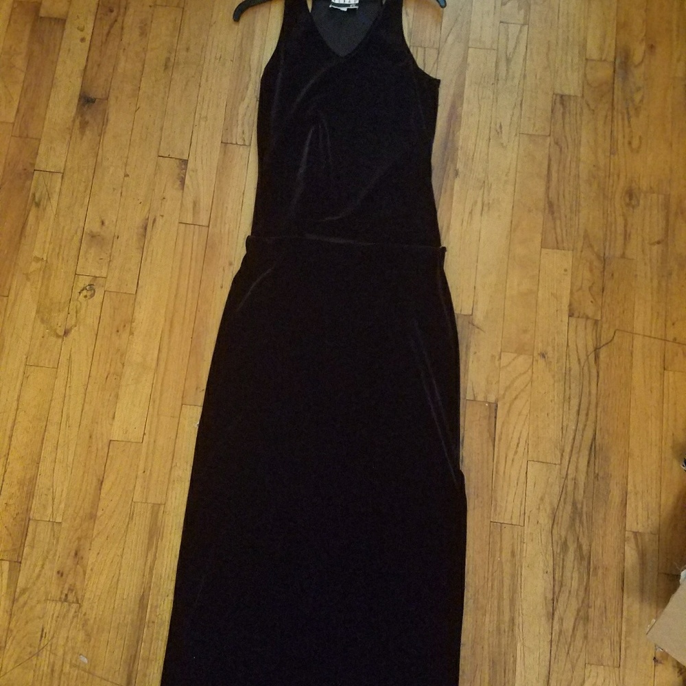 Black Velvet Kenar skirt and top set (S)